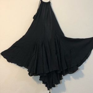 Free People Halter Dress low back to backless adjustable SZ S